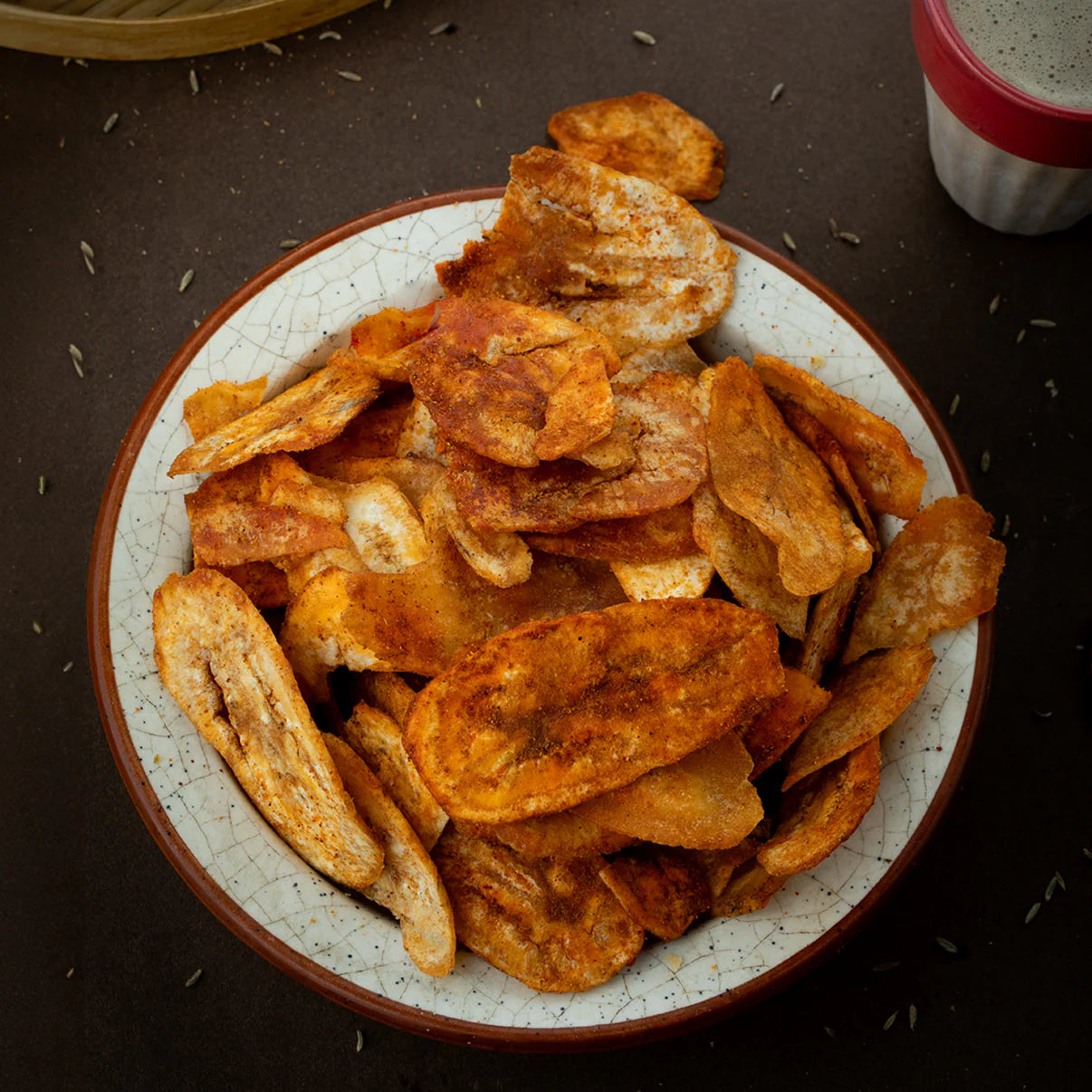 Masala Banana Chips - North Indian Namkeen - Buy Online from Dadus | Desify