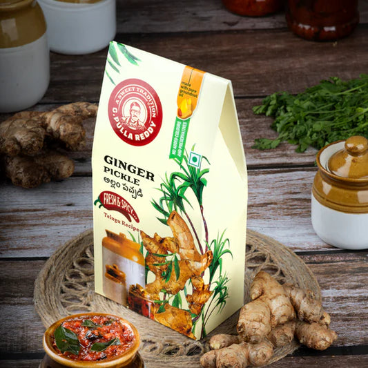 Ginger Pickle - Pickles - Buy Online from G Pulla Reddy Sweets | Desify