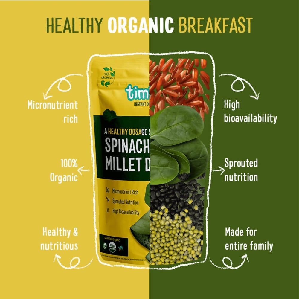 Organic Millet Spinach Dosa Mix -150 gm