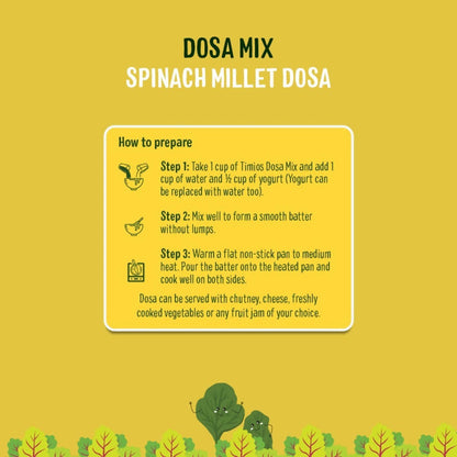 Organic Millet Spinach Dosa Mix -150 gm