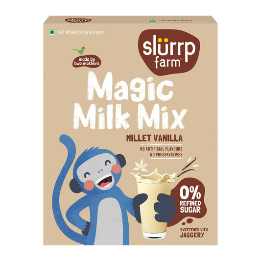 Vanilla Magic Milk Mix Sweetened with Jaggery Powder -250 gm