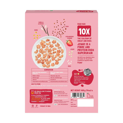 Berry Crunch Strawberry Cereal (Ragi Stars & Moons) -400 gm