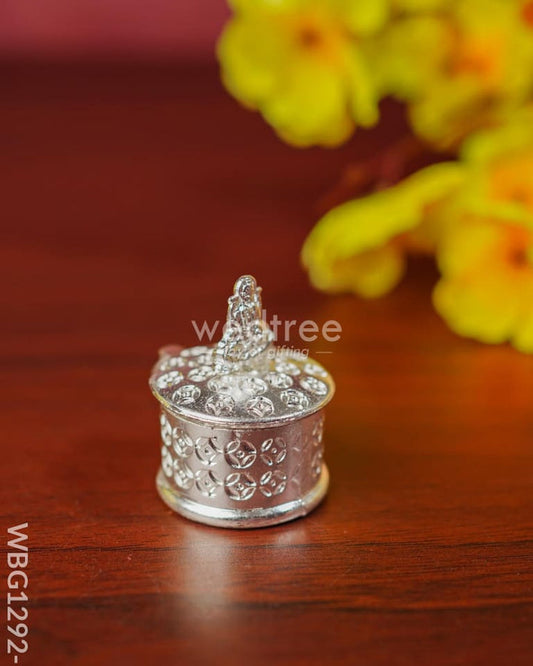 ZINC ALLOY KUMKUM HOLDER WITH LAKSHMI