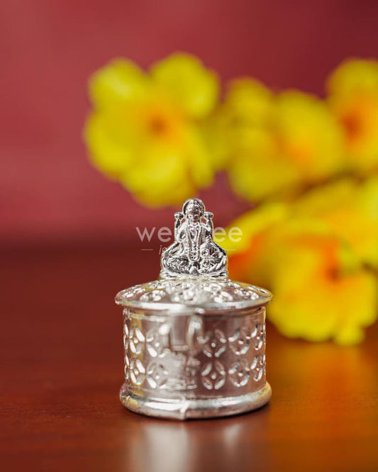 ZINC ALLOY KUMKUM HOLDER WITH LAKSHMI