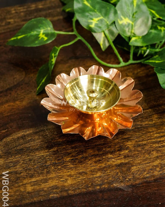 COPPER PLATED BRASS DIYA