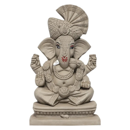 Eco-friendly Ganesh Idol - Size 10 Inches (2024)