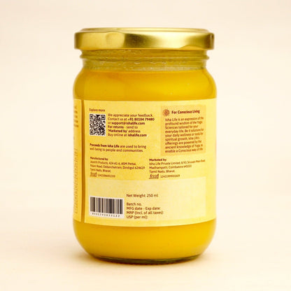 Isha Life Pure A2 Desi Bilona Cow Ghee(250ml).