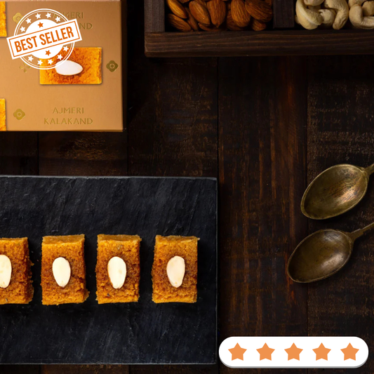 Ajmeri Kalakand – Longer Shelf life (MAP) - Long Lasting Mithai - Buy Online from Almond House | Desify