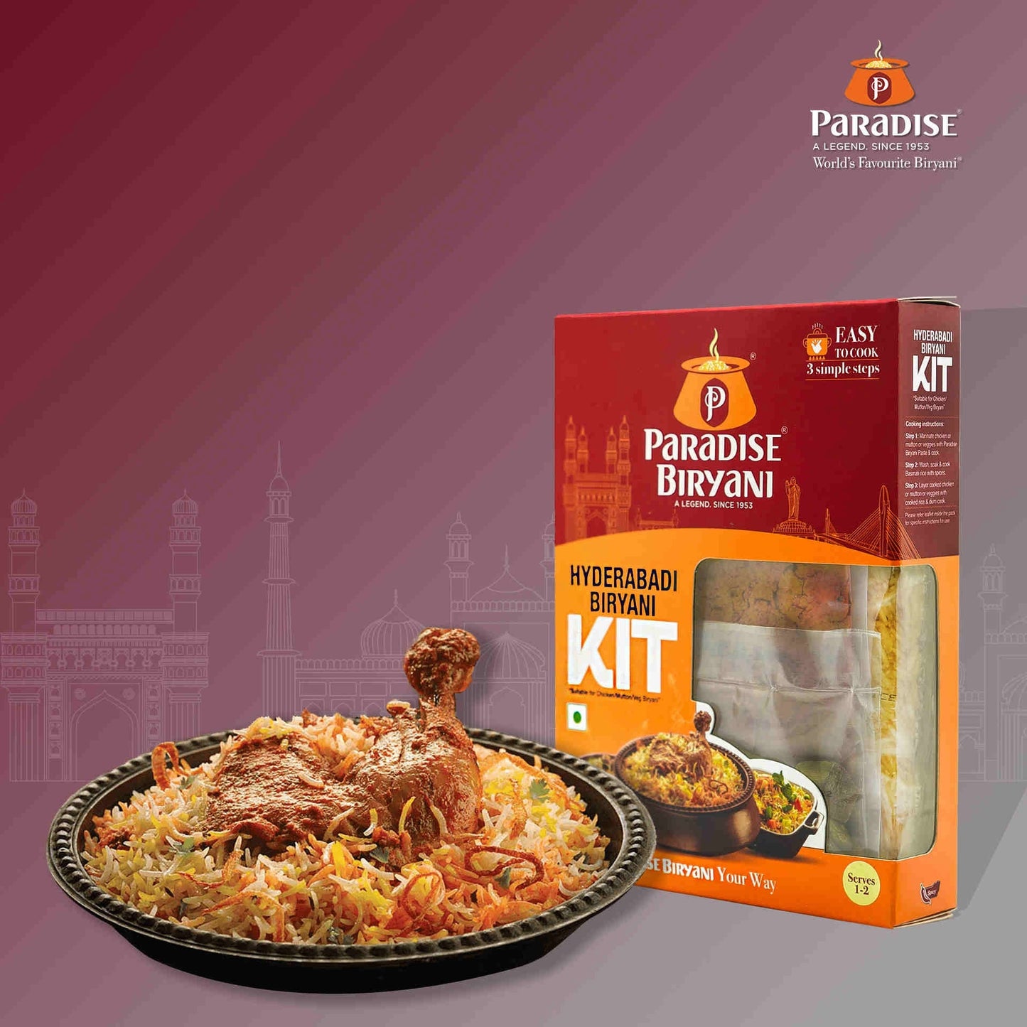 Paradise Biryani Kit (Authentic from Hyderabad)