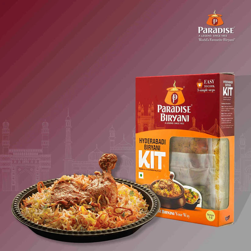 Hyderabad Signature Combo – Biryani Kit, Niloufer Tea, Osmania & Assorted, khara biscuit | Hyderabadi Special Pack
