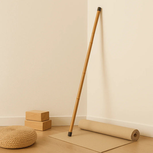 Bamboo Yoga and Fitness Stick – Bamboo Stick for Better Posture