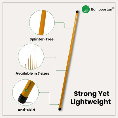Bamboo Yoga and Fitness Stick – Bamboo Stick for Better Posture