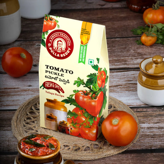 Tomato Pickle - Pickles - Buy Online from G Pulla Reddy Sweets | Desify