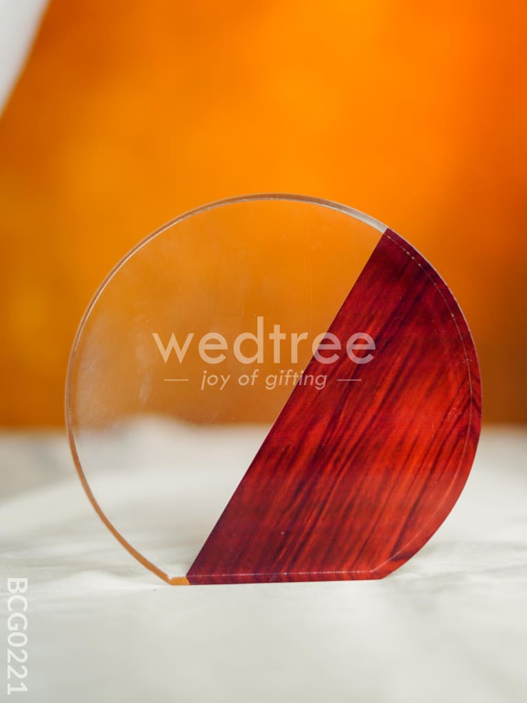 Acrylic Round Trophy - 5.5 inch