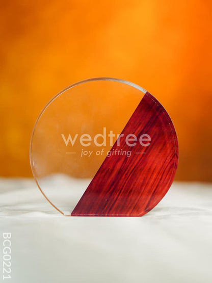 Acrylic Round Trophy - 5.5 inch