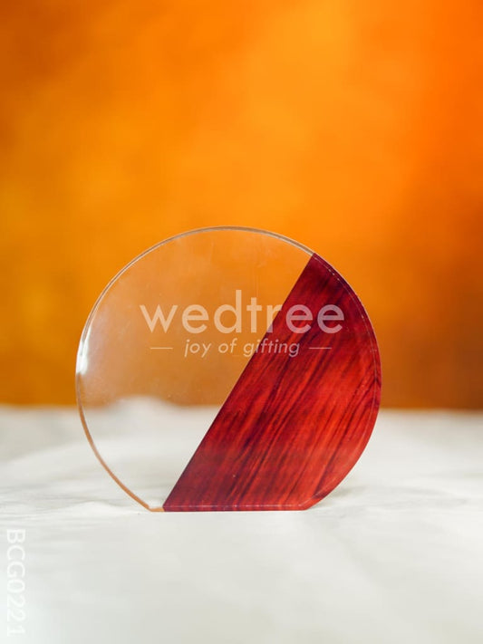 Acrylic Round Trophy - 5.5 inch