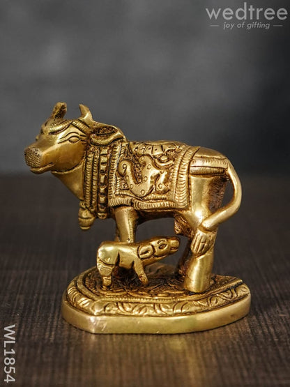 Brass Cow and Calf