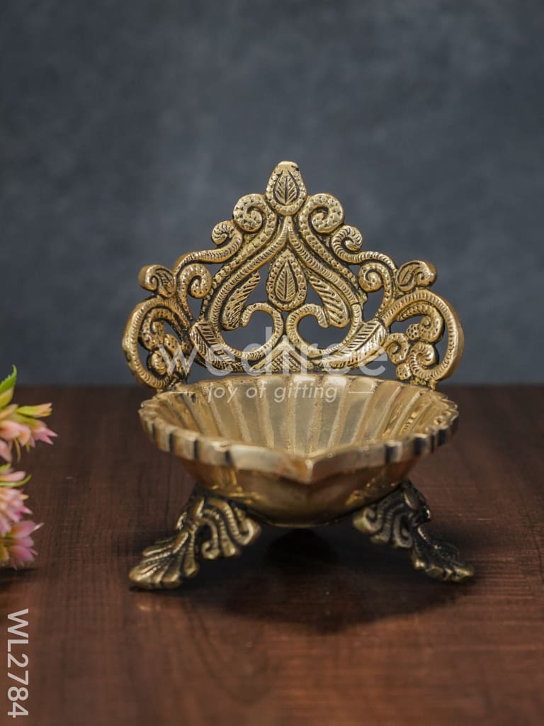 Brass Designer Antique Diya