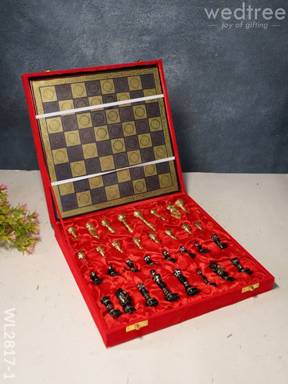 Brass Finish Chess Board - 10x10