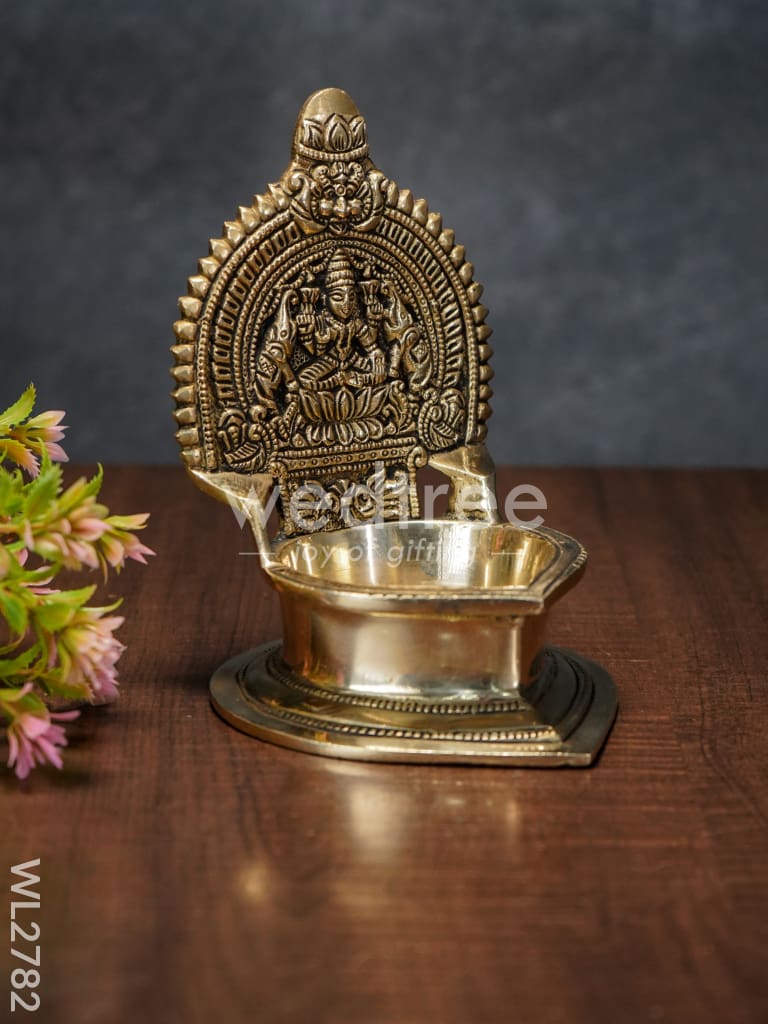 Brass Gajalakshmi Diya