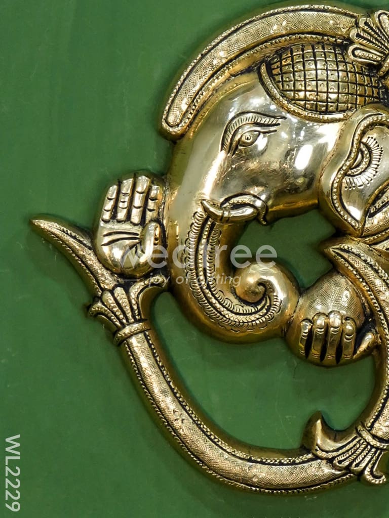 Brass Ganesh Om