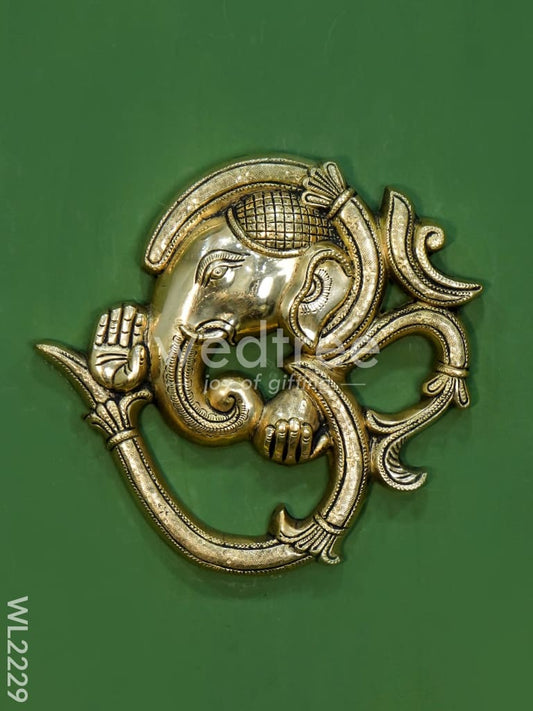 Brass Ganesh Om