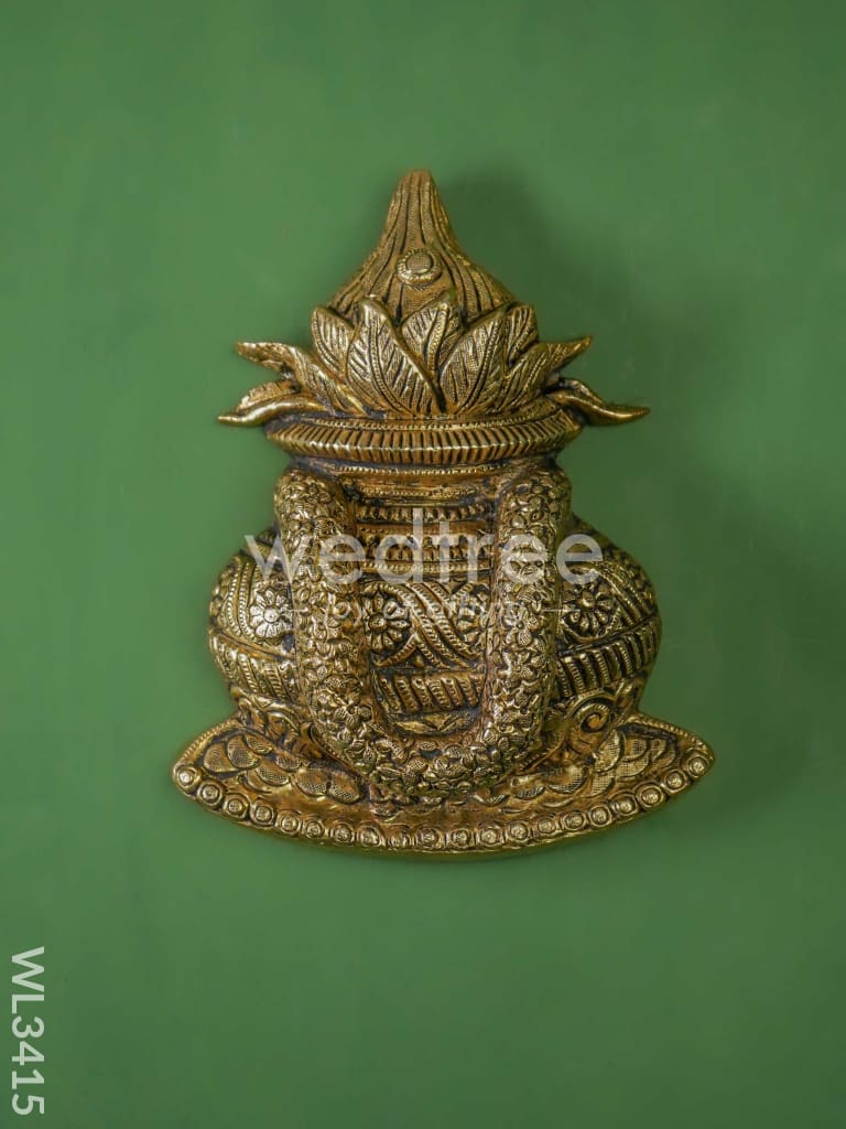 Brass Kalash Wall Hanging