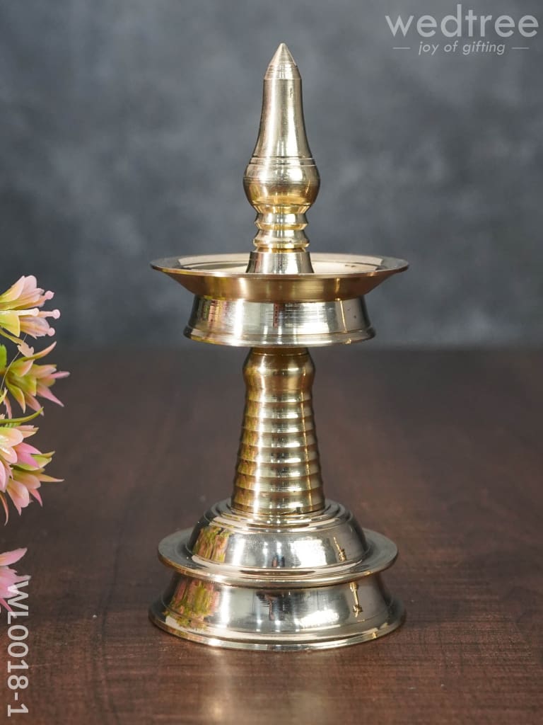 Brass Kerala Diya - Set of 2