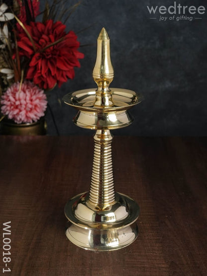 Brass Kerala Diya - Set of 2