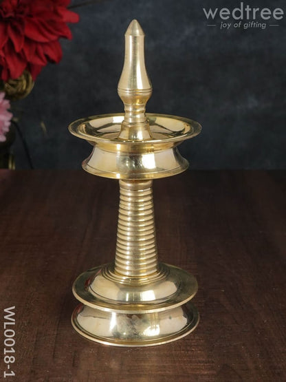 Brass Kerala Diya - Set of 2