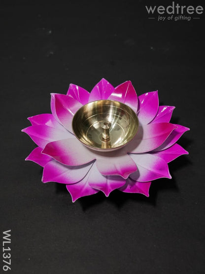 Brass Lotus Shaped Diya