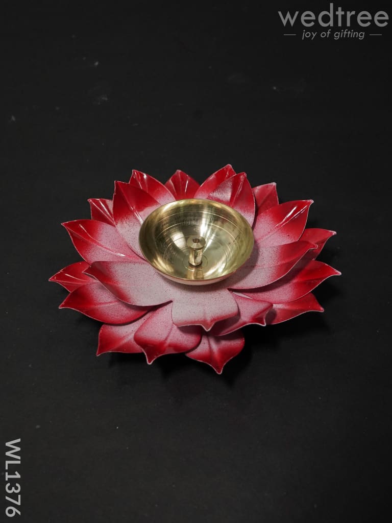 Brass Lotus Shaped Diya