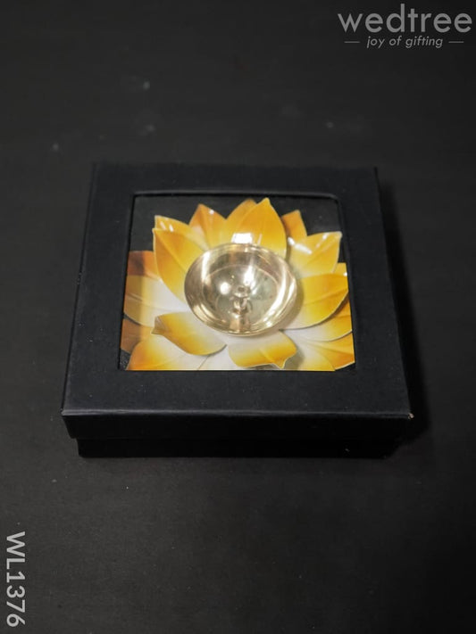 Brass Lotus Shaped Diya