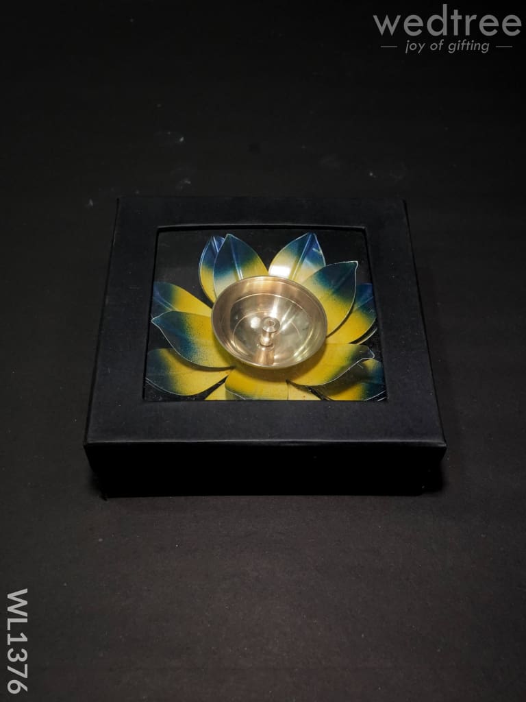 Brass Lotus Shaped Diya