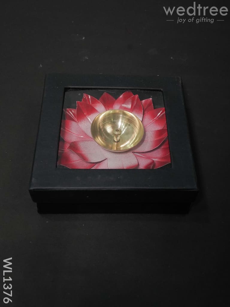 Brass Lotus Shaped Diya