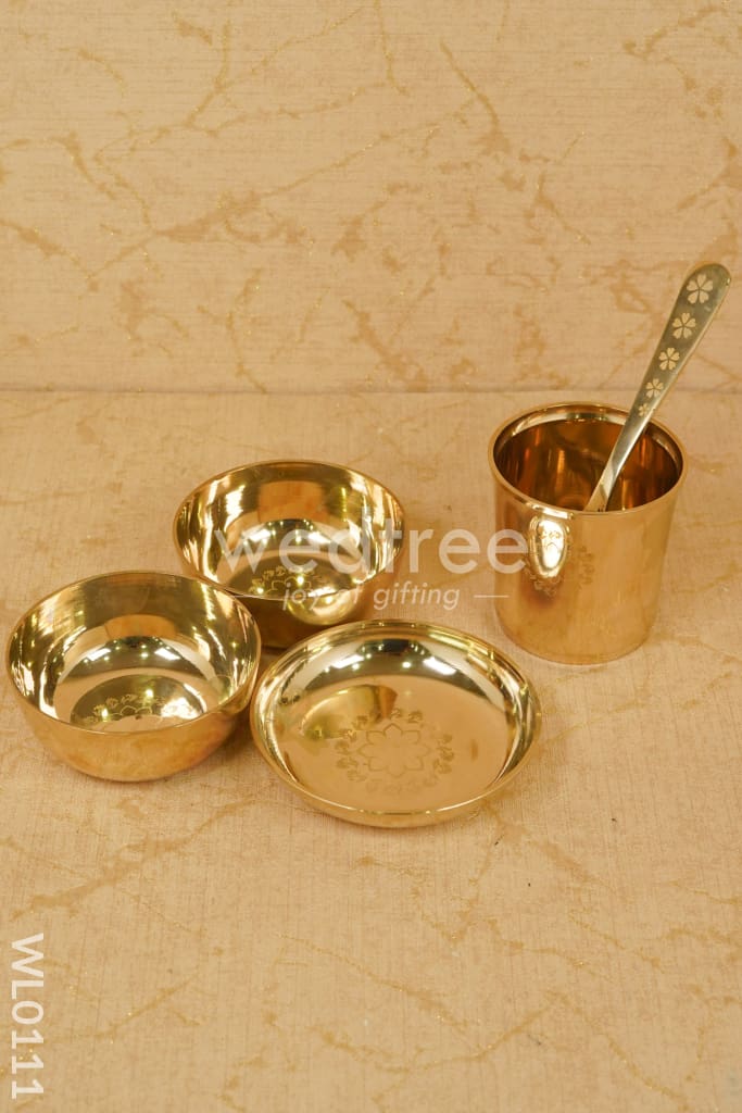 Bronze (Kansa) Thali set