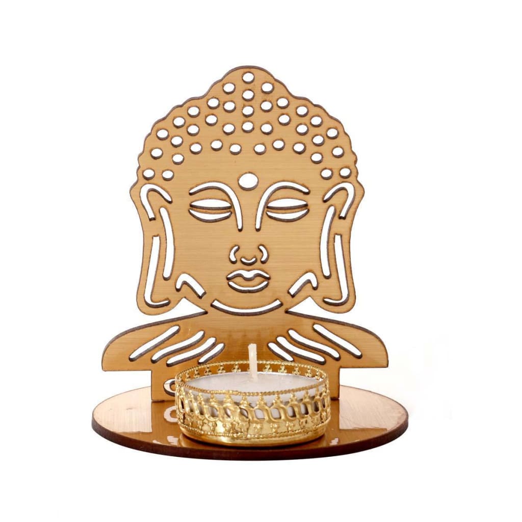 Buddha shadow diya