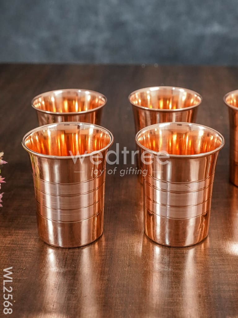 Copper Glass - Set of 6