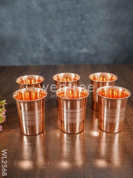 Copper Glass - Set of 6