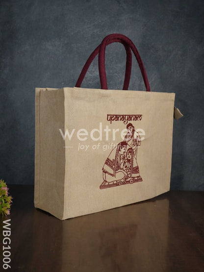 Customizable Printed Juco Bag - Upanayanam