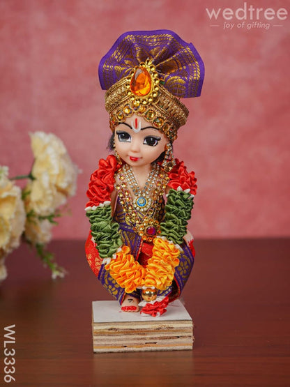 Cute Krishna Doll - 8 inch