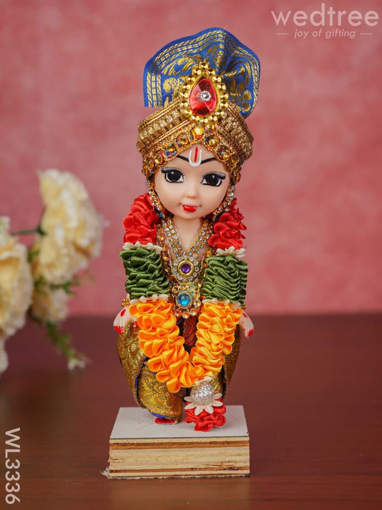 Cute Krishna Doll - 8 inch