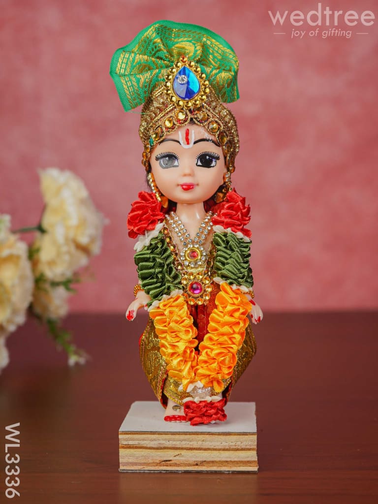 Cute Krishna Doll - 8 inch