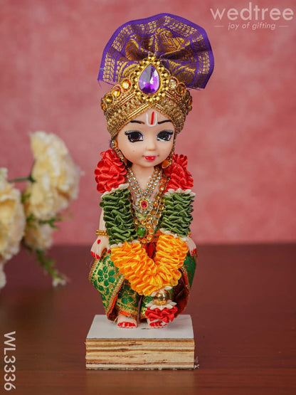 Cute Krishna Doll - 8 inch