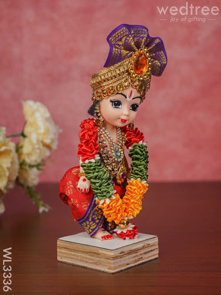 Cute Krishna Doll - 8 inch