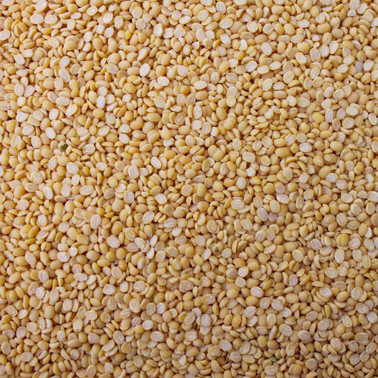 ORGANIC MUNG DAHL, hulled, split