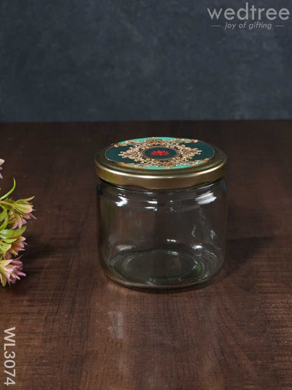 Decorative 2 Jar Dry Fruit Box