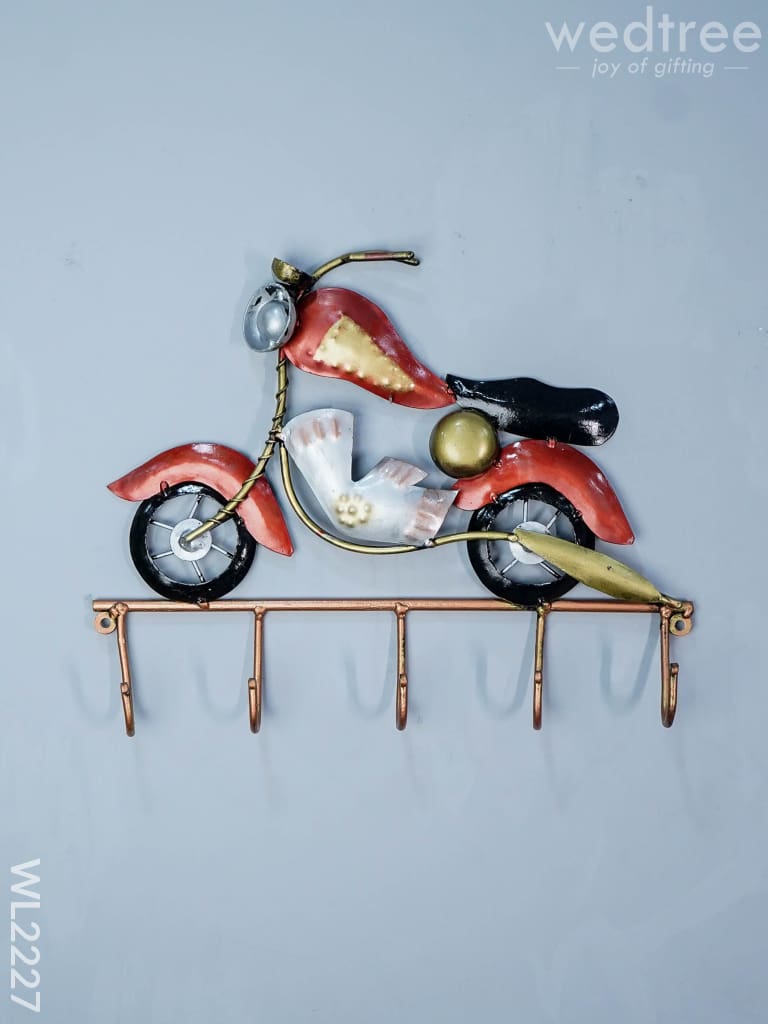 Decorative Key Hanger - Red Bullet Bike