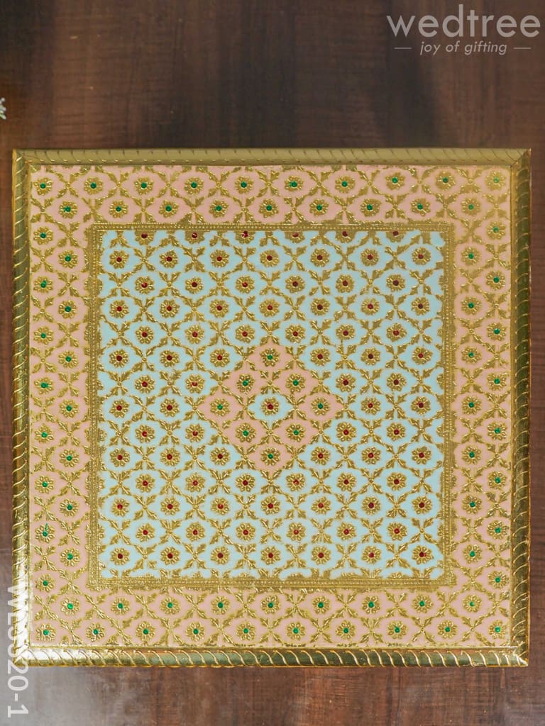 Decorative Meenakari Bajot - 16 x 16 inch