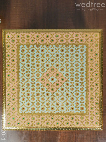 Decorative Meenakari Bajot - 16 x 16 inch